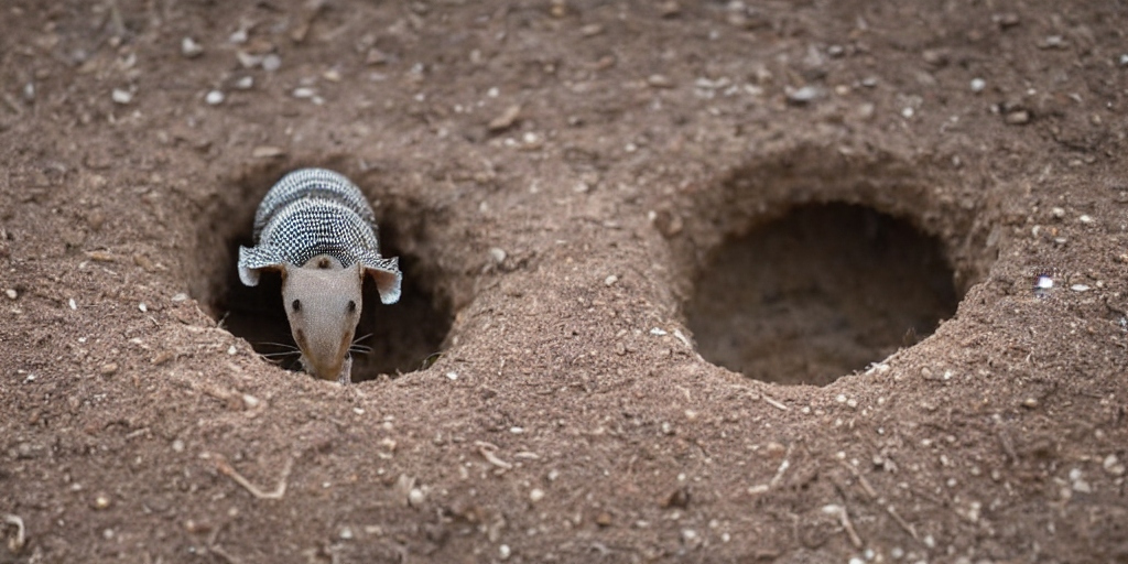 How to get rid of armadillo holes in yard