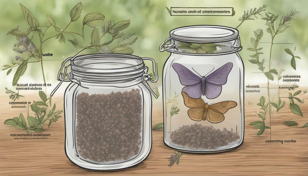 kill moths and larvae