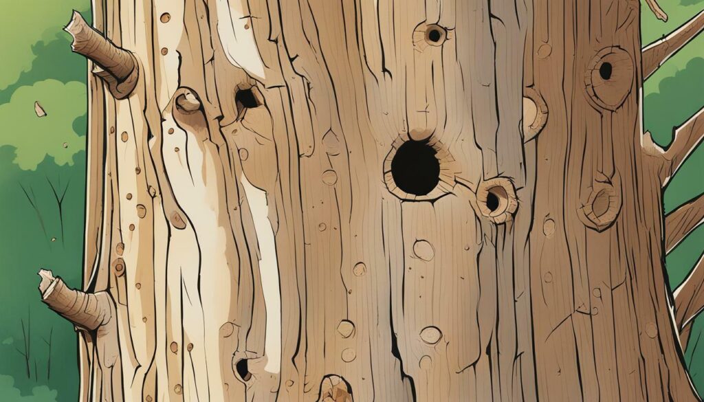 woodpecker damage