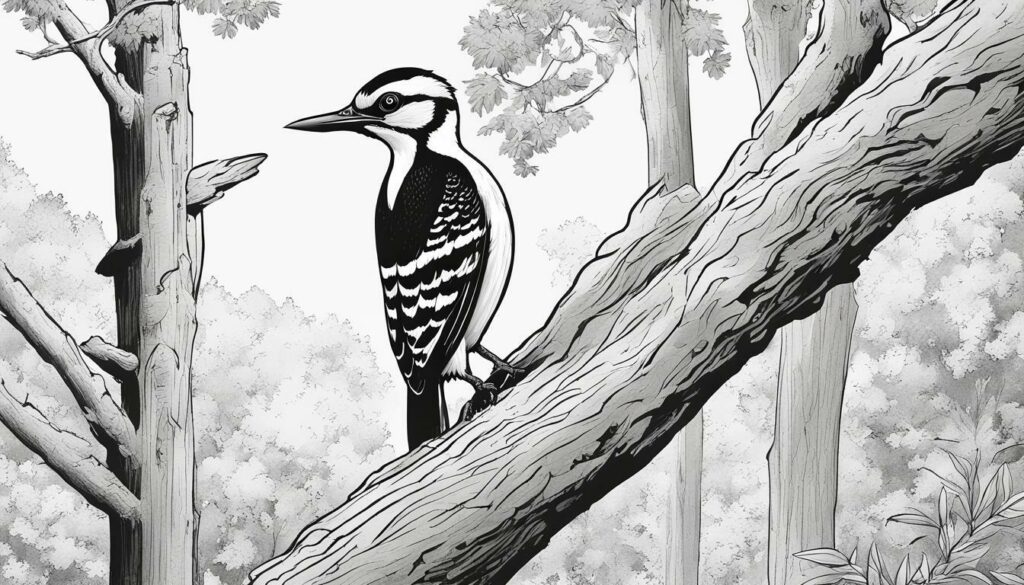 woodpecker on a tree