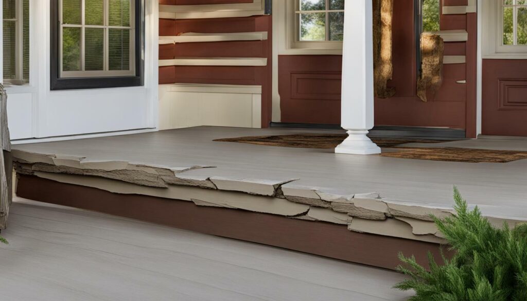Identifying lizard entry points on your porch