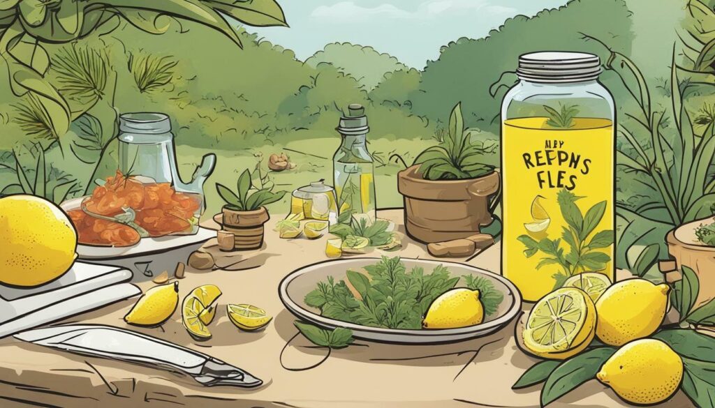 Natural fly repellent methods
