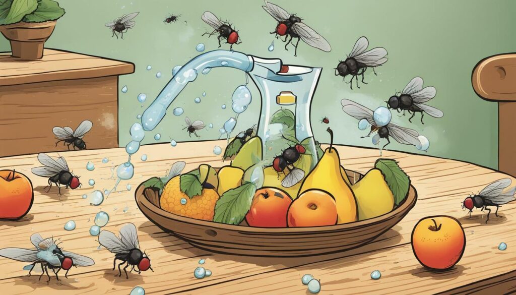 Testing homemade fly repellent spray effectiveness