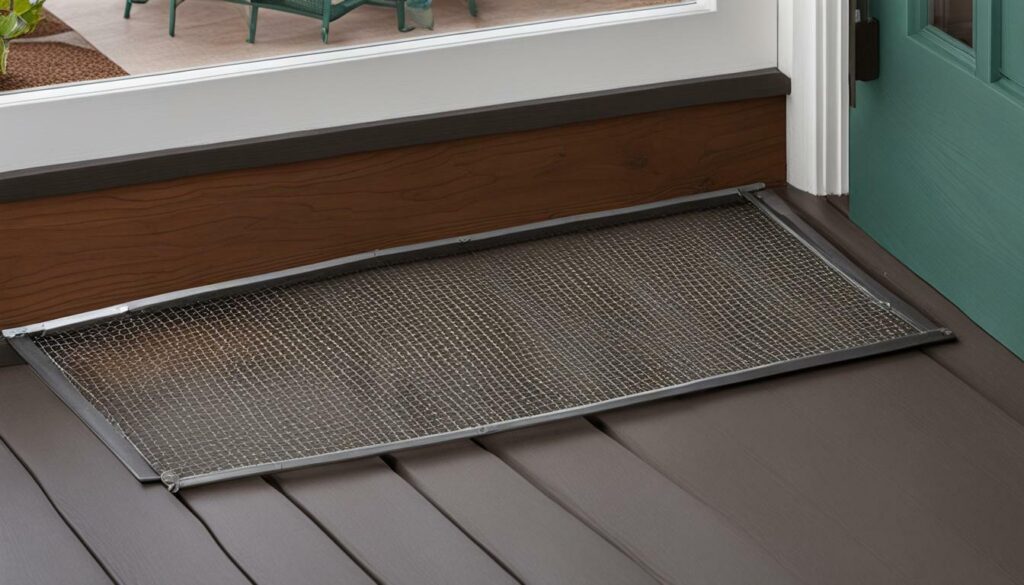 physical barrier to keep lizards away