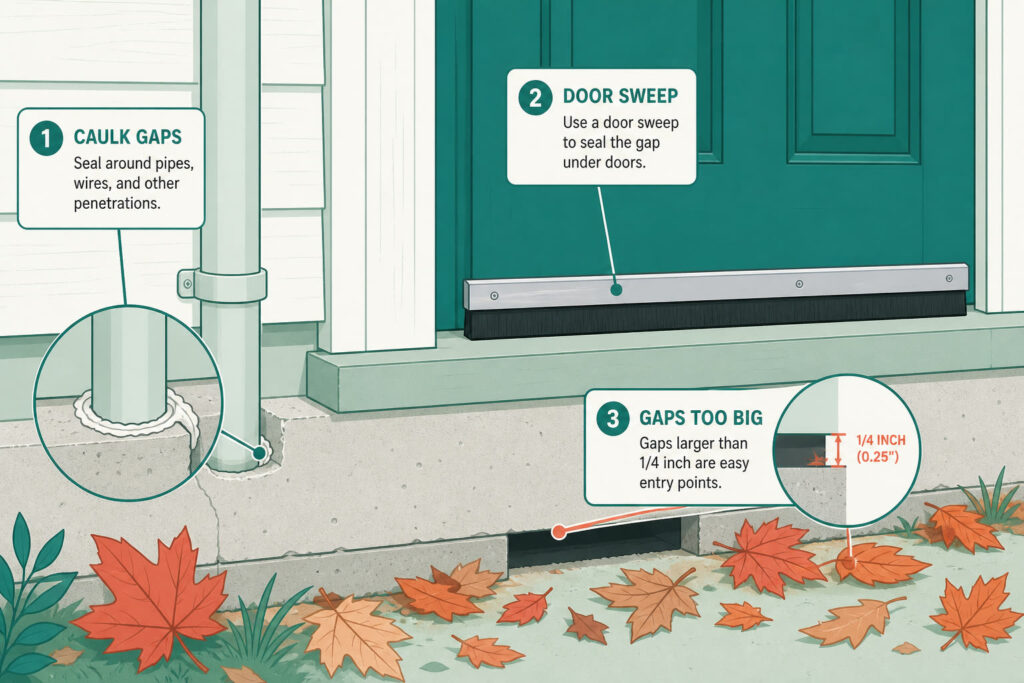 Illustration: How to Mouse-Proof a House in the Fall