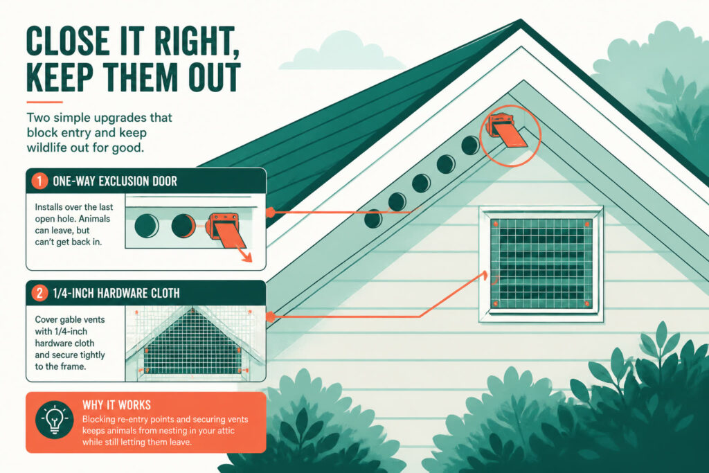 Illustration: How to Get Squirrels Out of the Attic
